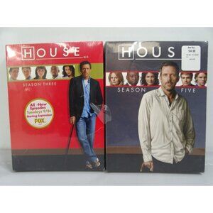 HOUSE M.D. The Complete‎ Third 3 & Fifth 5 Season Lot DVD NEW/SEALED